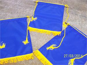 podium banner nylon with options nylon podium or bannerette style
